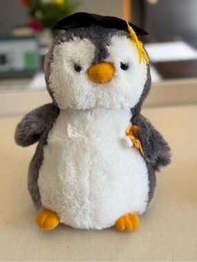 Plush Penguin Graduation Stuffy